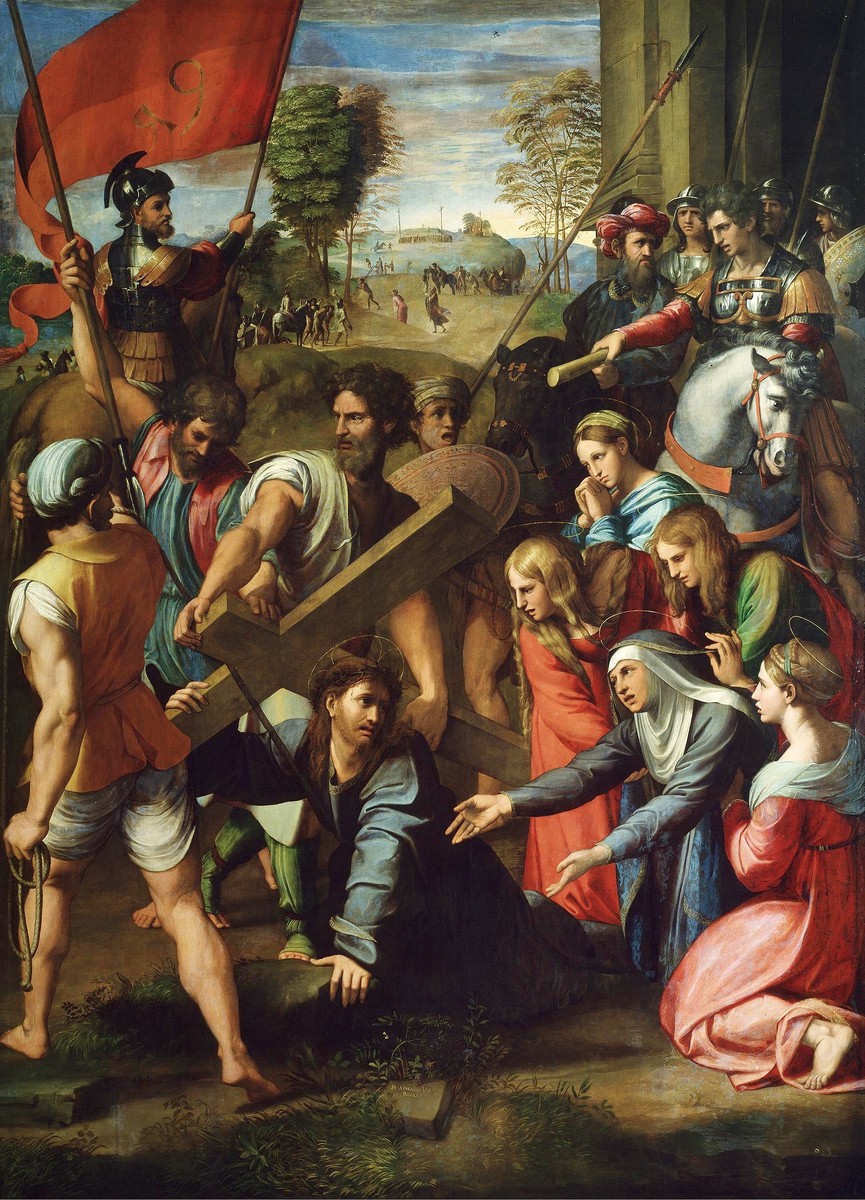 The Fall on the Road to Calvary by Raphael