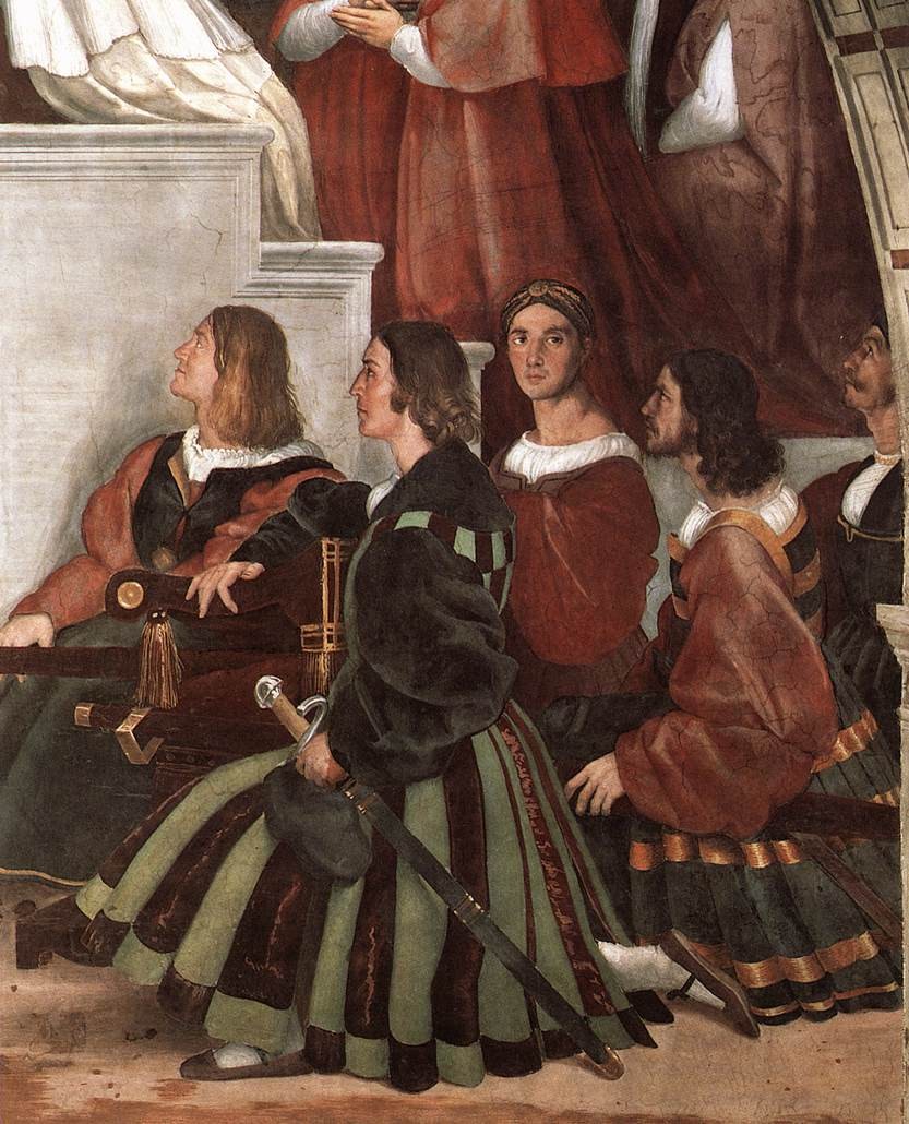 The Mass at Bolsena (detail) by Raphael