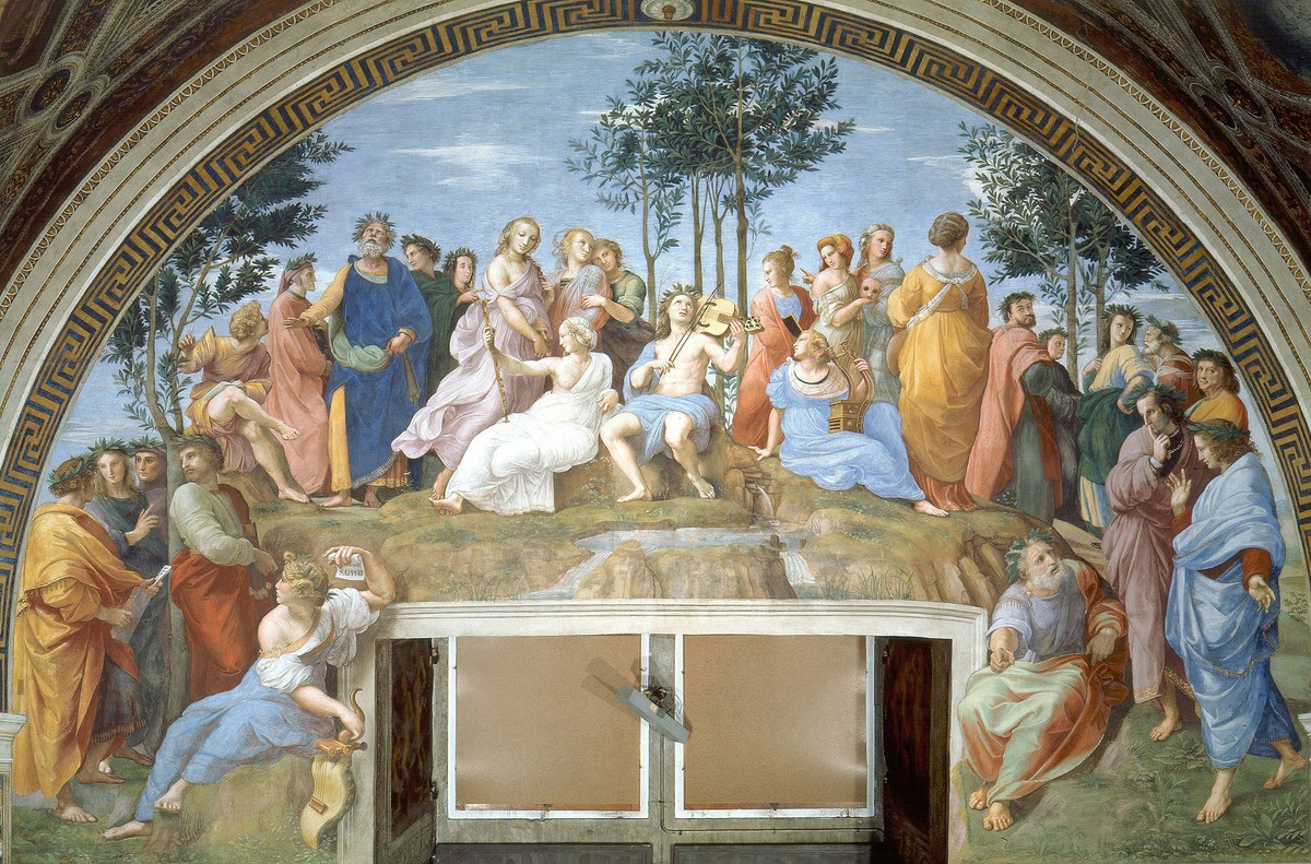 The Parnassus, from the Stanza delle Segnatura by Raphael