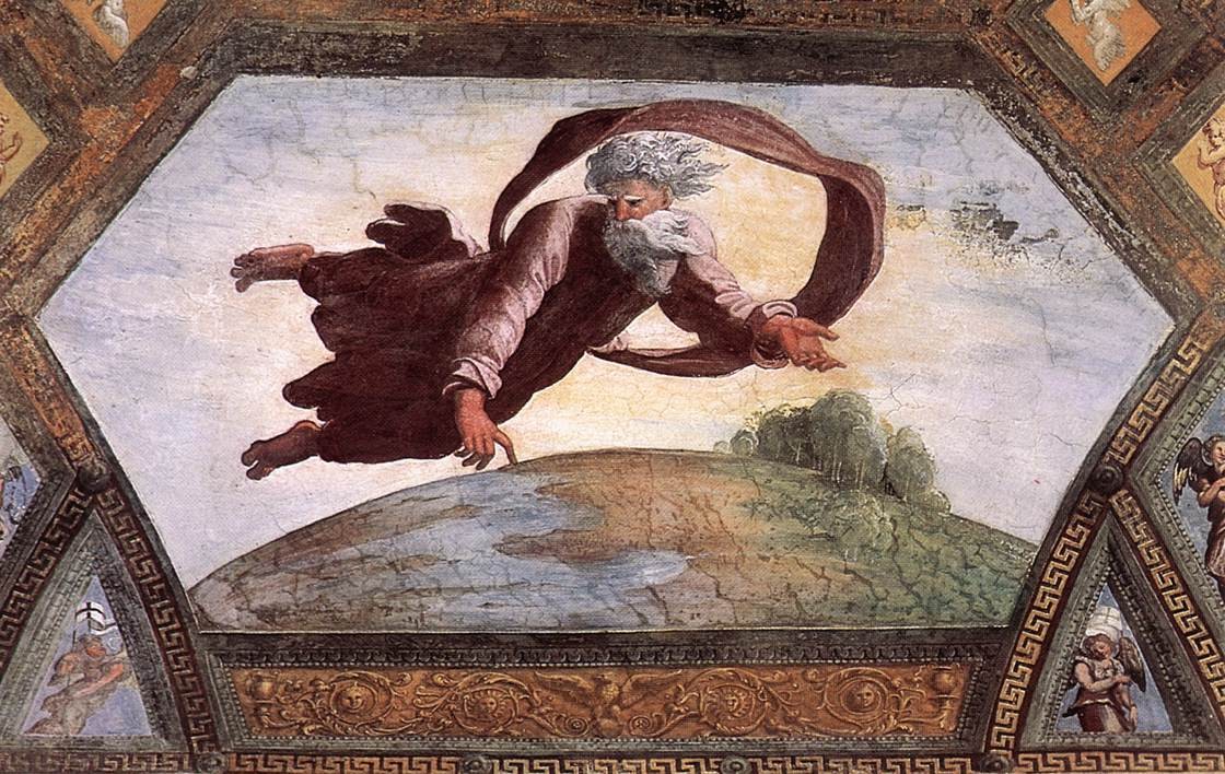 The Separation of Land and Water by Raphael