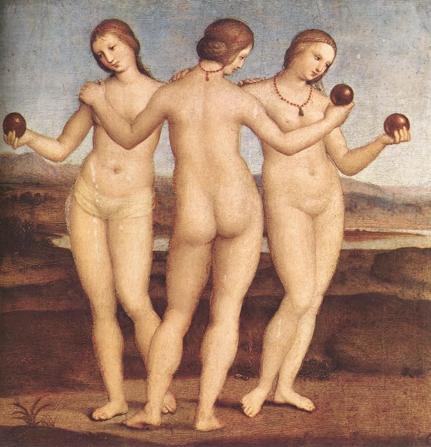 The Three Graces by Raphael