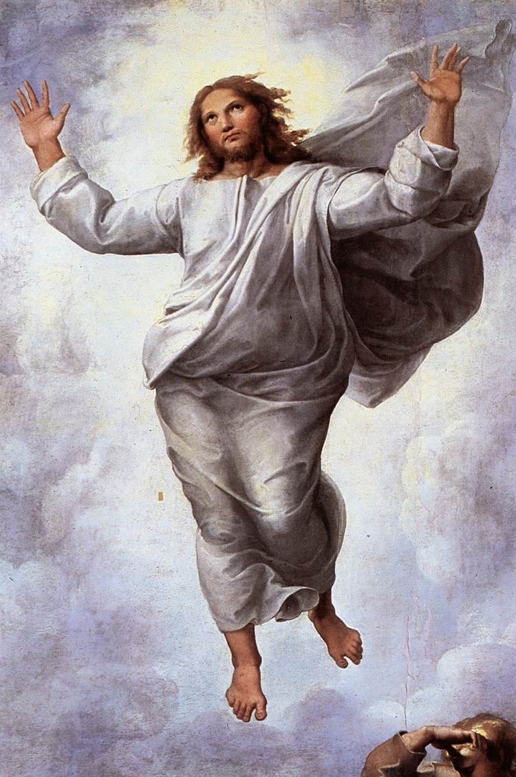 The Transfiguration (detail) by Raphael
