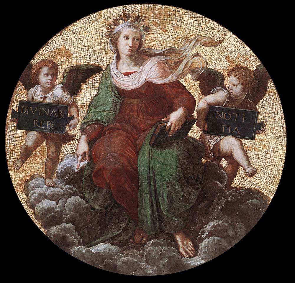 Theology, from the 'Stanza della Segnatura' by Raphael
