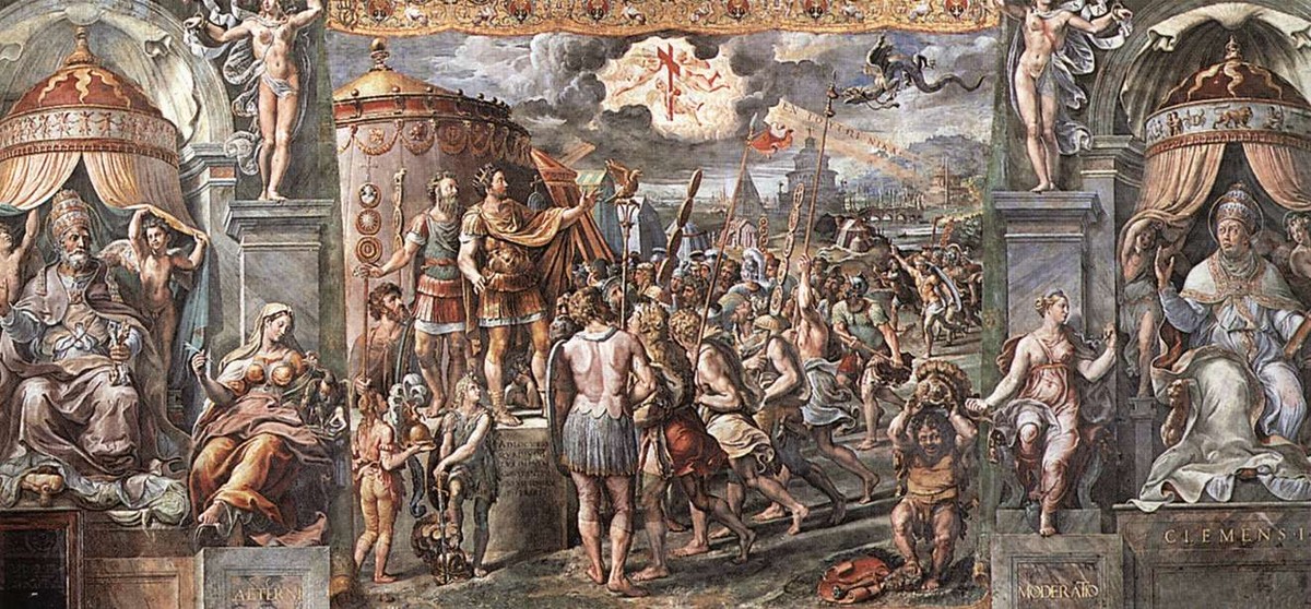 Vision of the Cross by Raphael