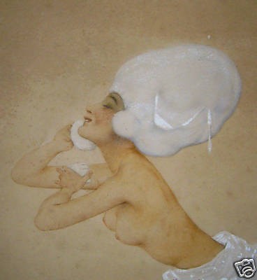 Aquatinte by Raphael Kirchner