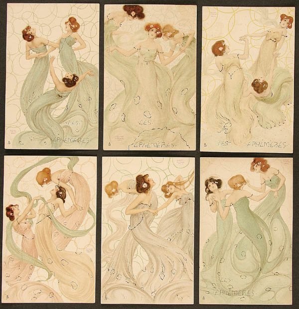 Mayflyes by Raphael Kirchner