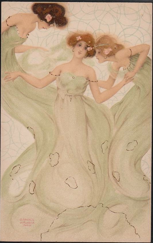 Mayflyes by Raphael Kirchner
