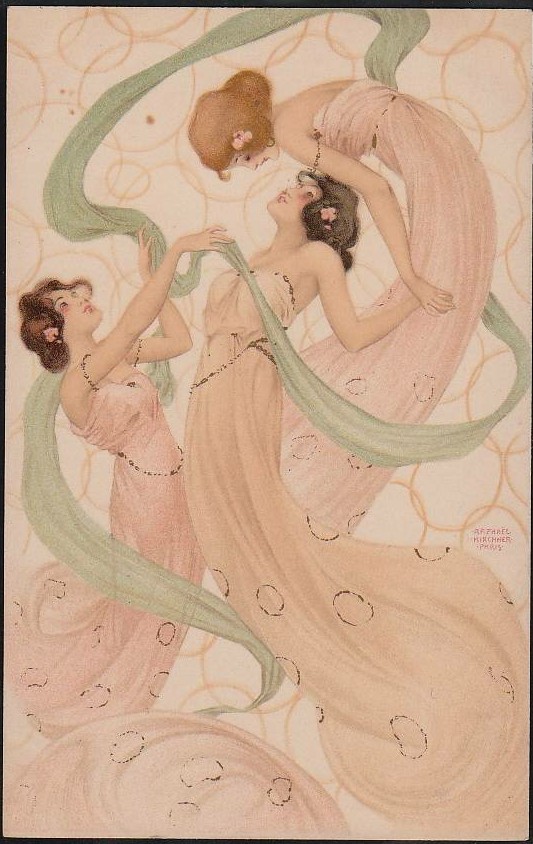 Mayflyes by Raphael Kirchner