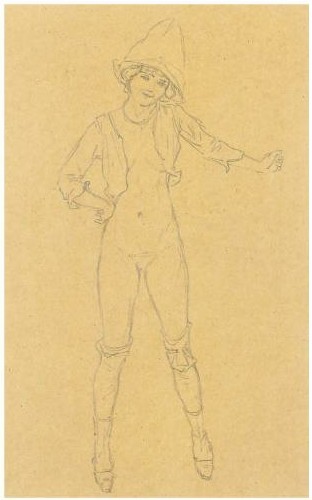 Nude Drawings by Raphael Kirchner