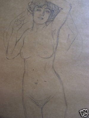 Nude Drawings by Raphael Kirchner