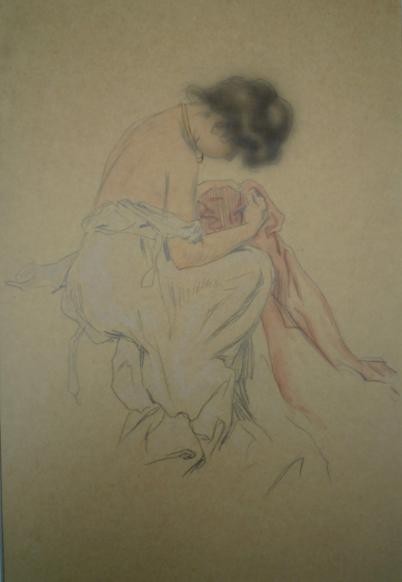 Nude Drawings by Raphael Kirchner