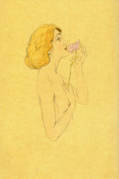 Nude Drawings by Raphael Kirchner
