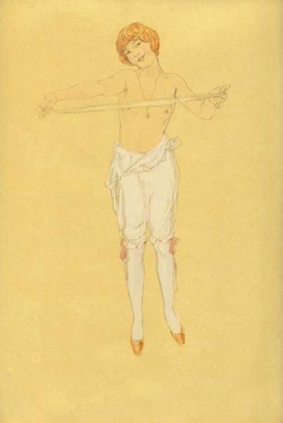 Nude Drawings by Raphael Kirchner