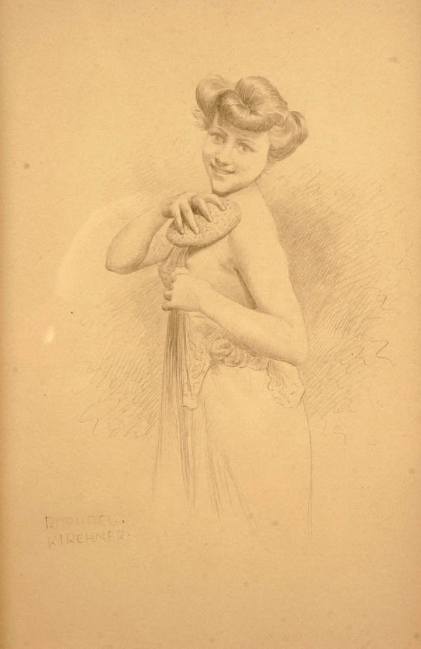 Nude Drawings by Raphael Kirchner