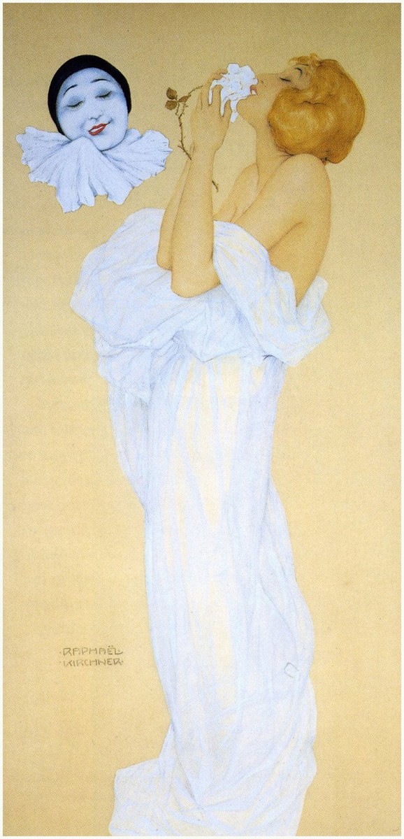 Pierrot's Dream by Raphael Kirchner
