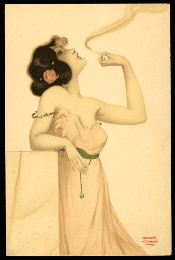 Smoking Women by Raphael Kirchner