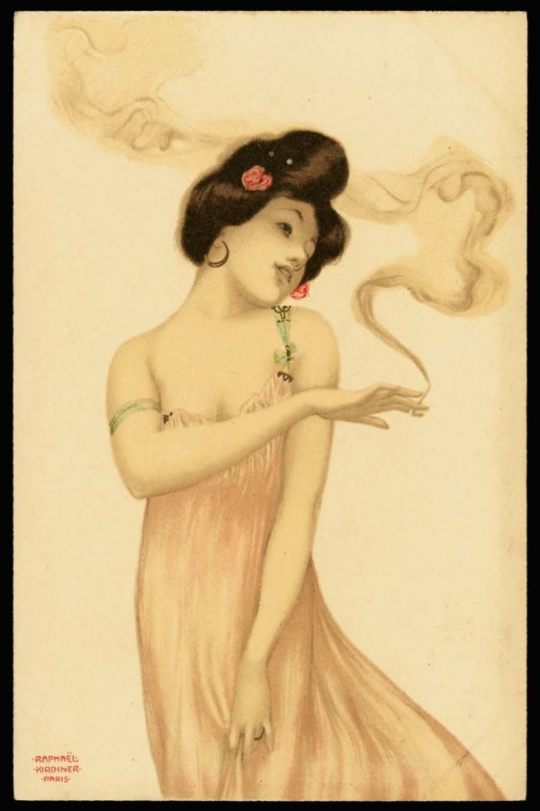 Smoking Women by Raphael Kirchner