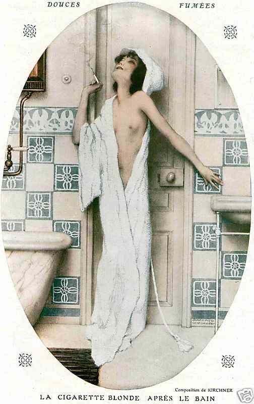 Sweet smoke by Raphael Kirchner