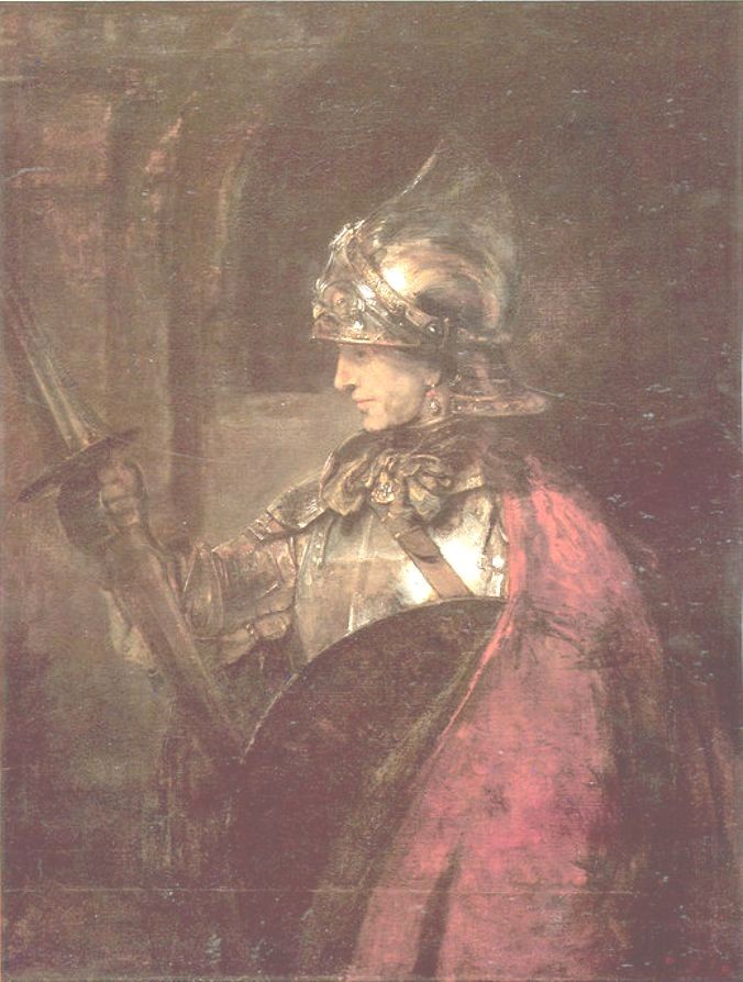 A Man in Armour by Rembrandt