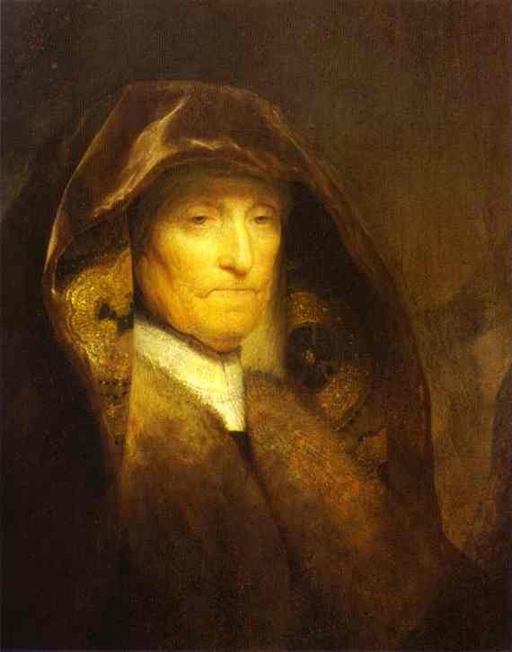 Portrait of the Artist's Mother by Rembrandt