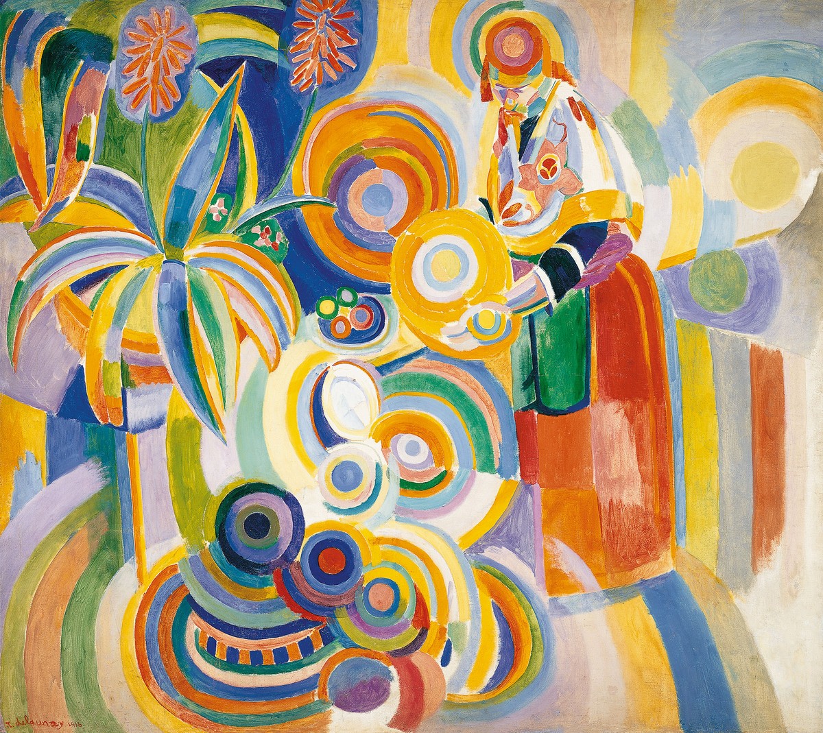 Tall Portuguese Woman by Robert Delaunay