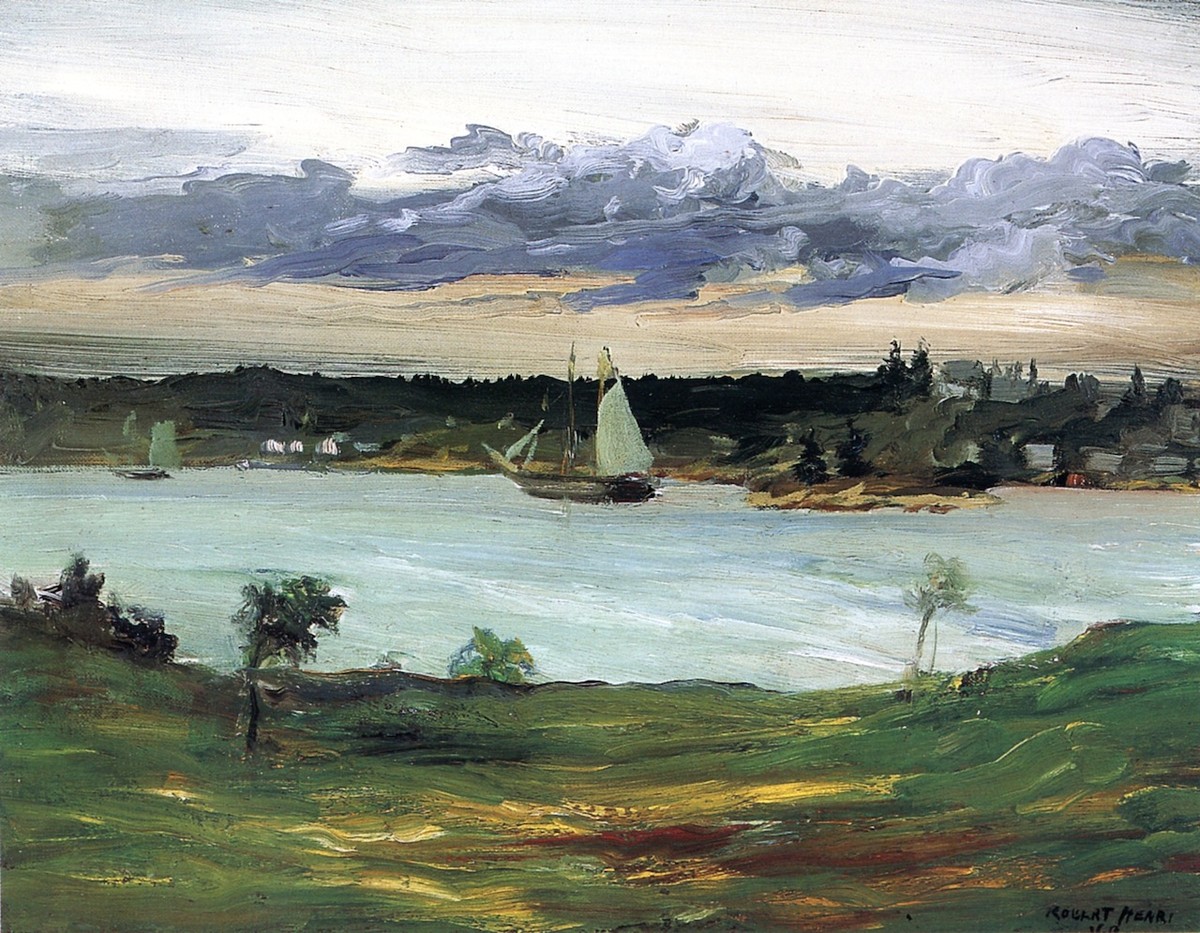 Ship in the Bay by Robert Henri