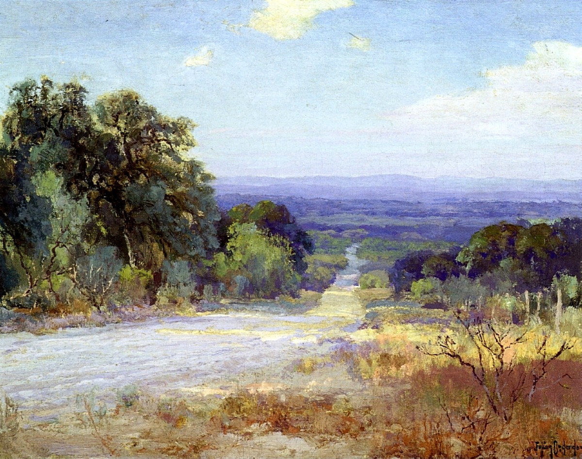 A White Road at Late Afternoon by Robert Julian Onderdonk