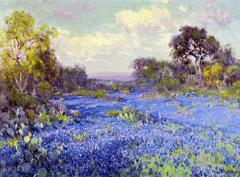 Blue Bonnets at Late Afternoon by Robert Julian Onderdonk