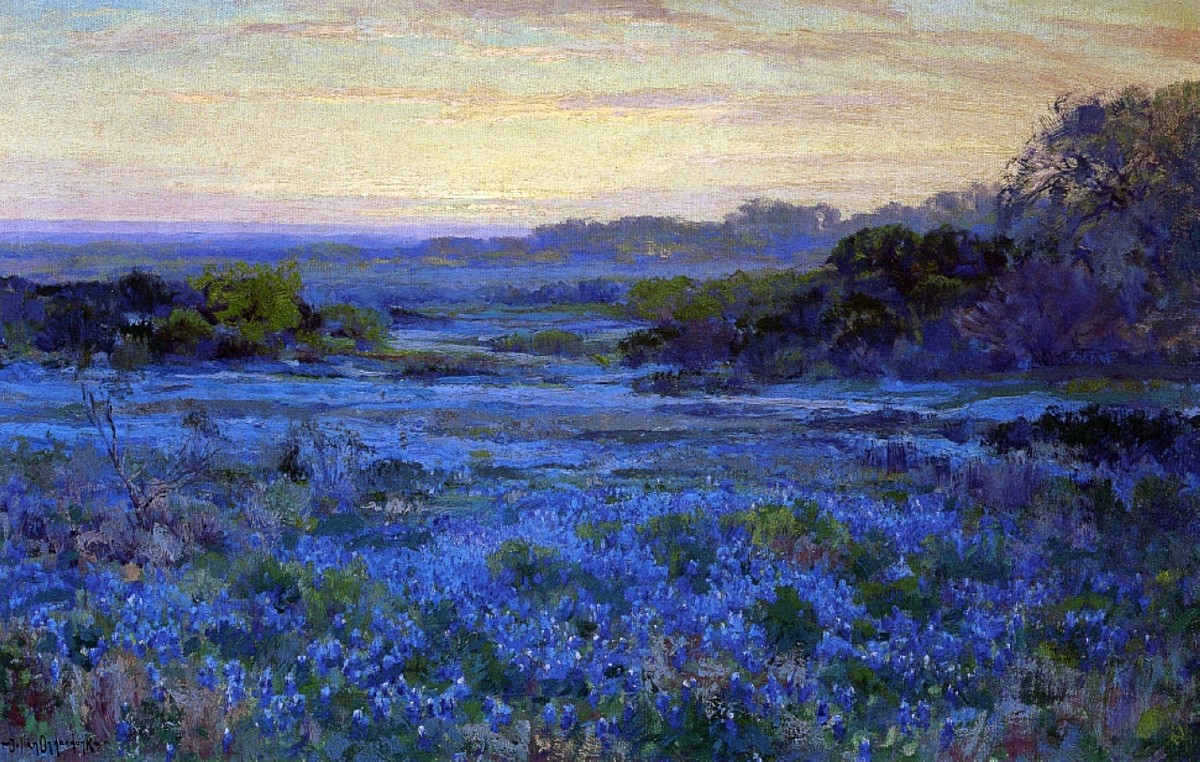 Bluebonnet Scene by Robert Julian Onderdonk