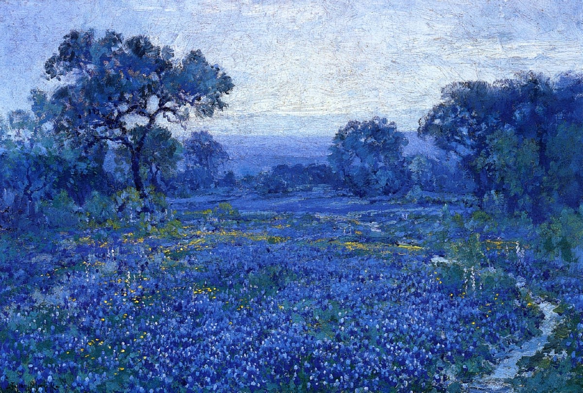Bluebonnet Scene by Robert Julian Onderdonk