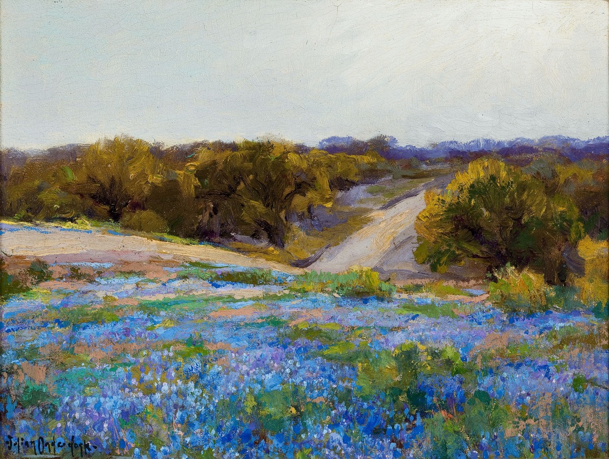 Bluebonnets at Late Afternoon by Robert Julian Onderdonk