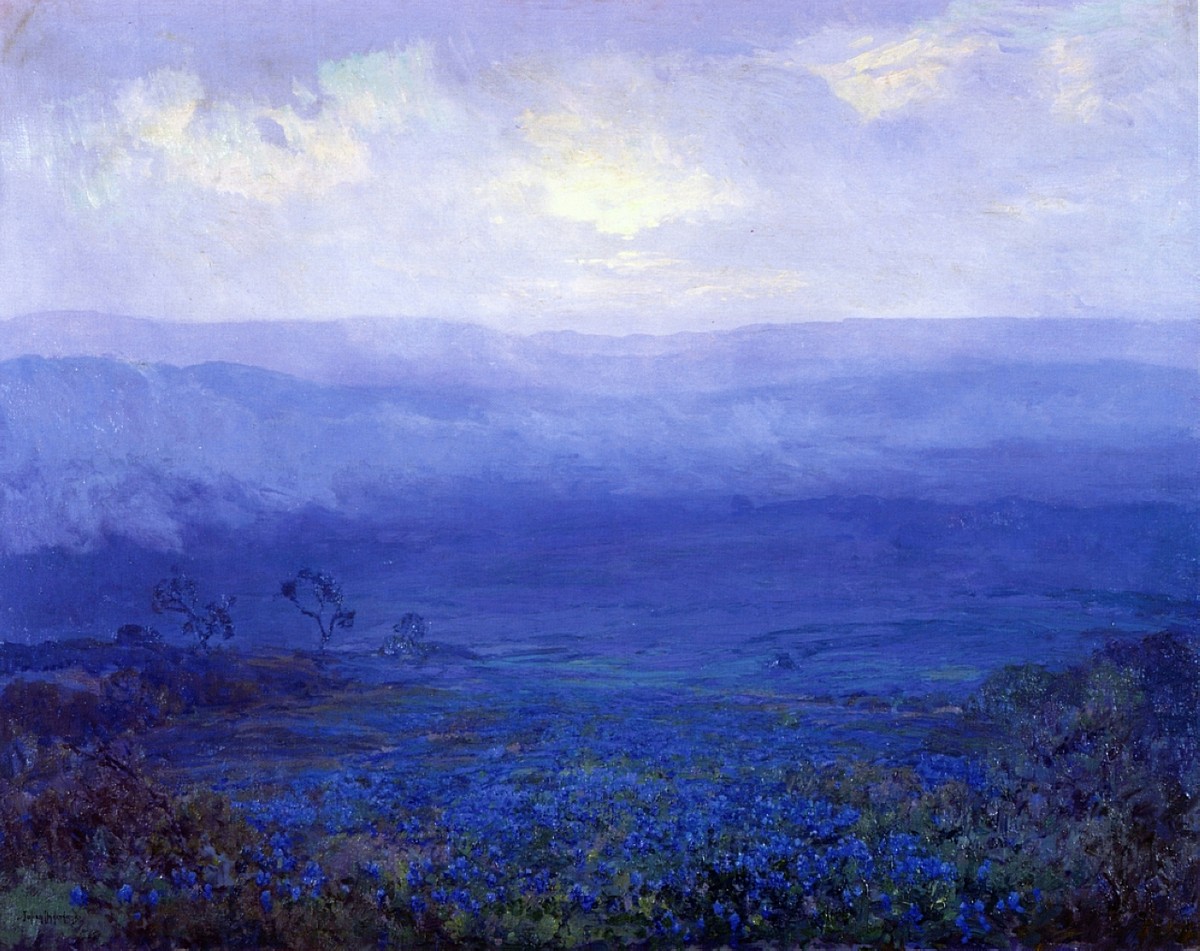 Bluebonnets in Texas by Robert Julian Onderdonk