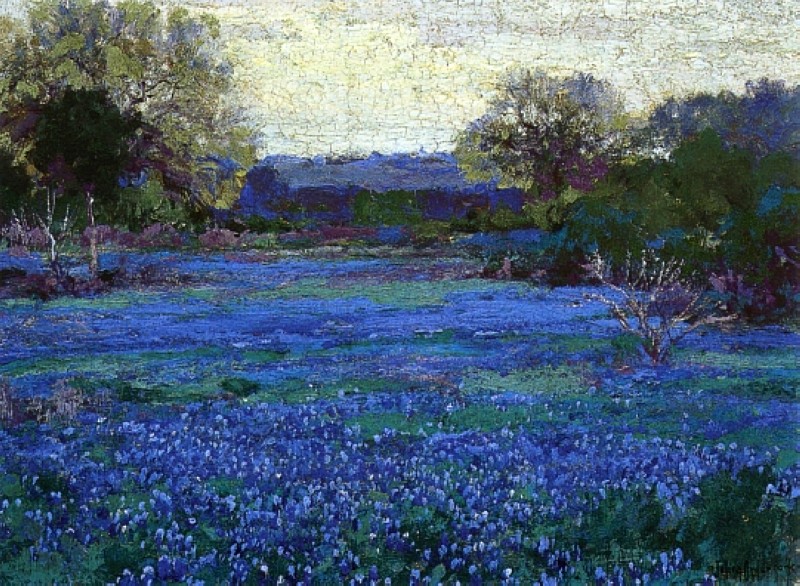 Bluebonnets on a Grey Day by Robert Julian Onderdonk