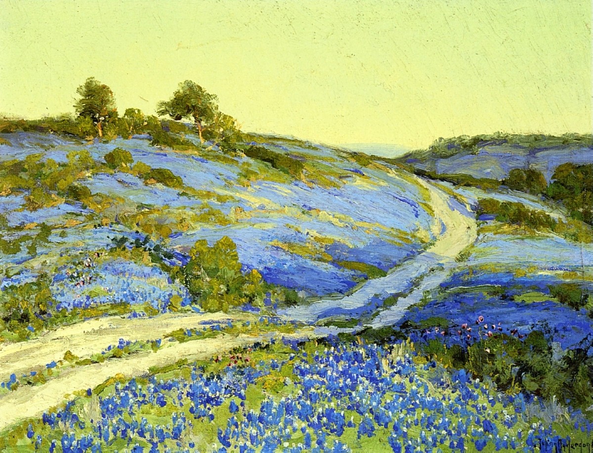 Bluebonnets, Late Afternoon by Robert Julian Onderdonk