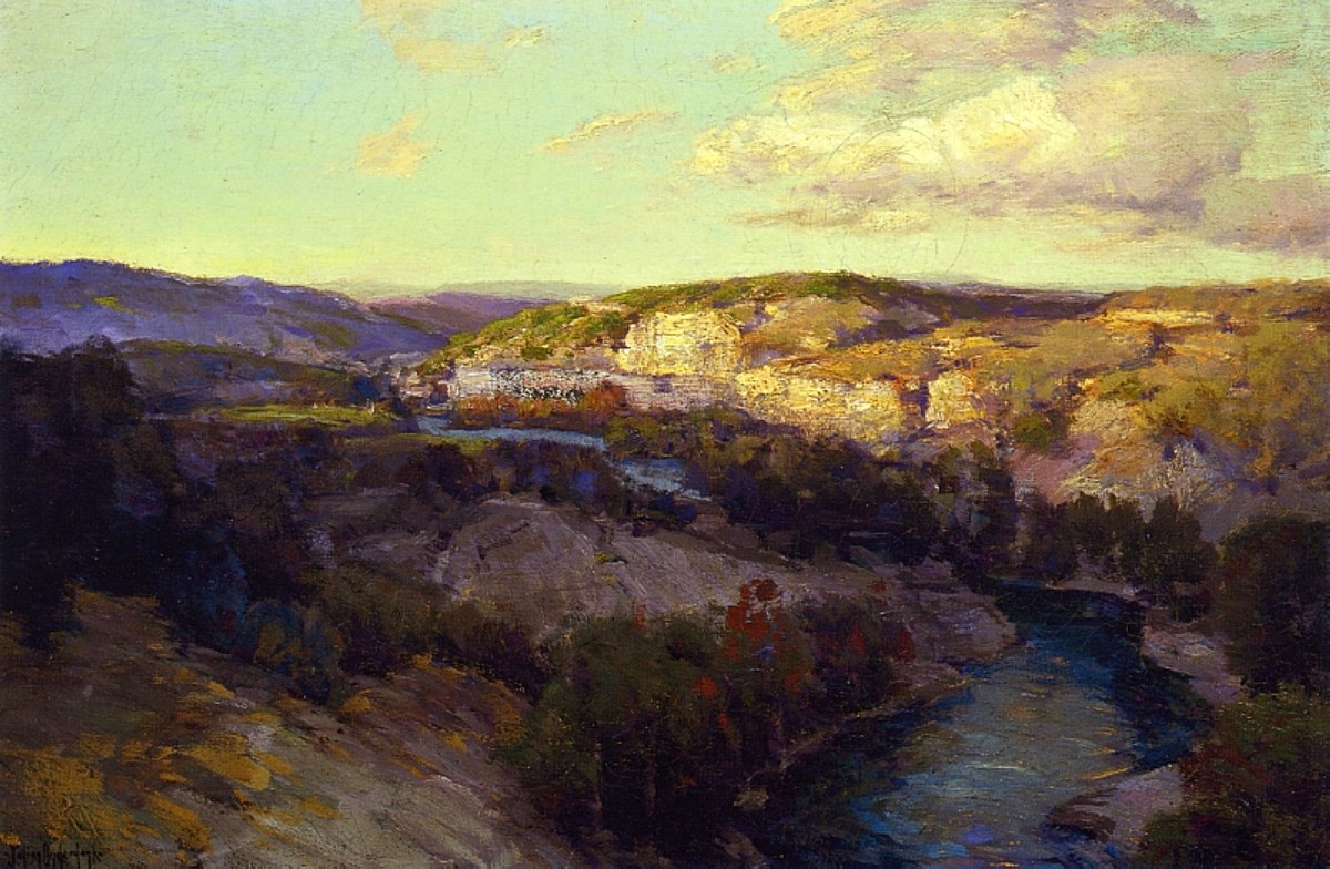 Cliffs on the Guadalupe by Robert Julian Onderdonk