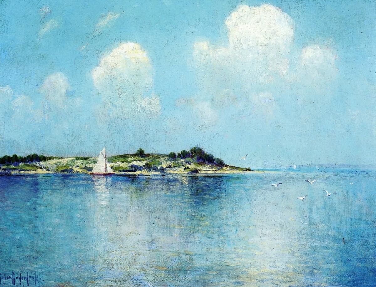 On Long Island Sound near Shelter Island by Robert Julian Onderdonk