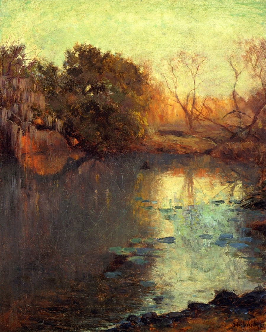 On The San Antonio River by Robert Julian Onderdonk