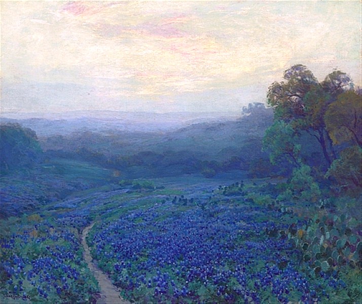 Path through a Field of Bluebonnets by Robert Julian Onderdonk