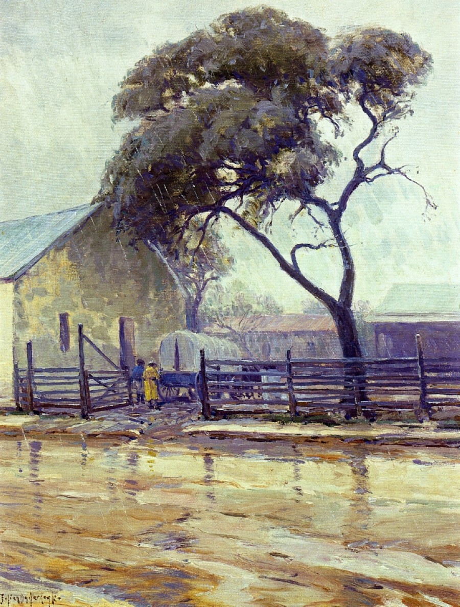 Rainy Day in Bandera by Robert Julian Onderdonk