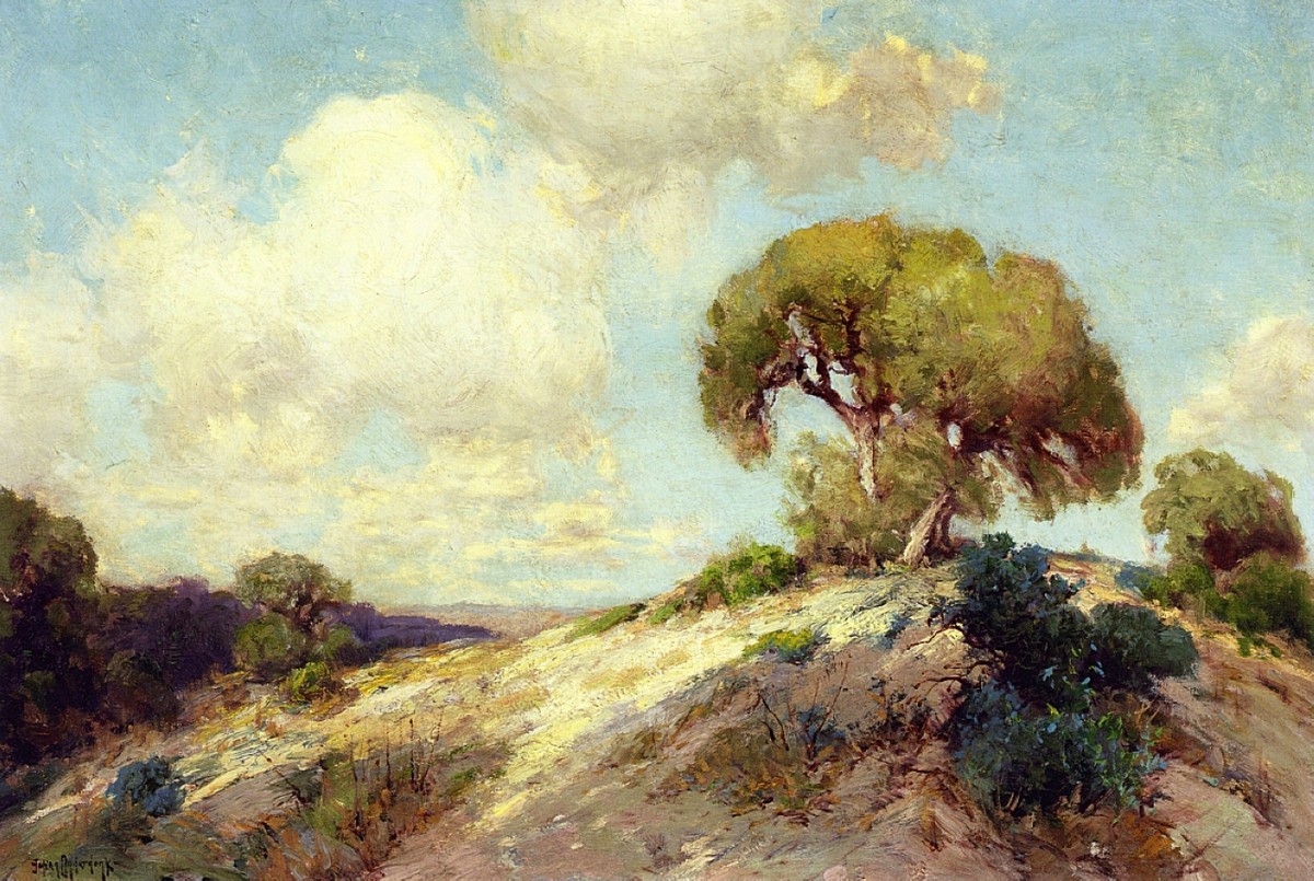 Sunlit Hillside by Robert Julian Onderdonk
