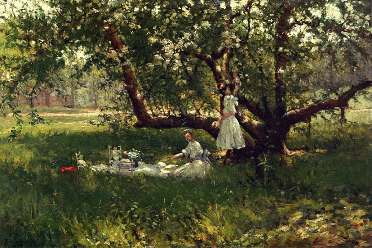 The Old Apple Tree by Robert Julian Onderdonk