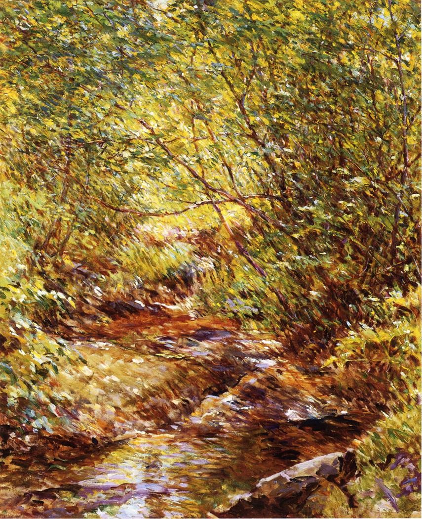 A Woodland Stream by Robert Lewis Reid