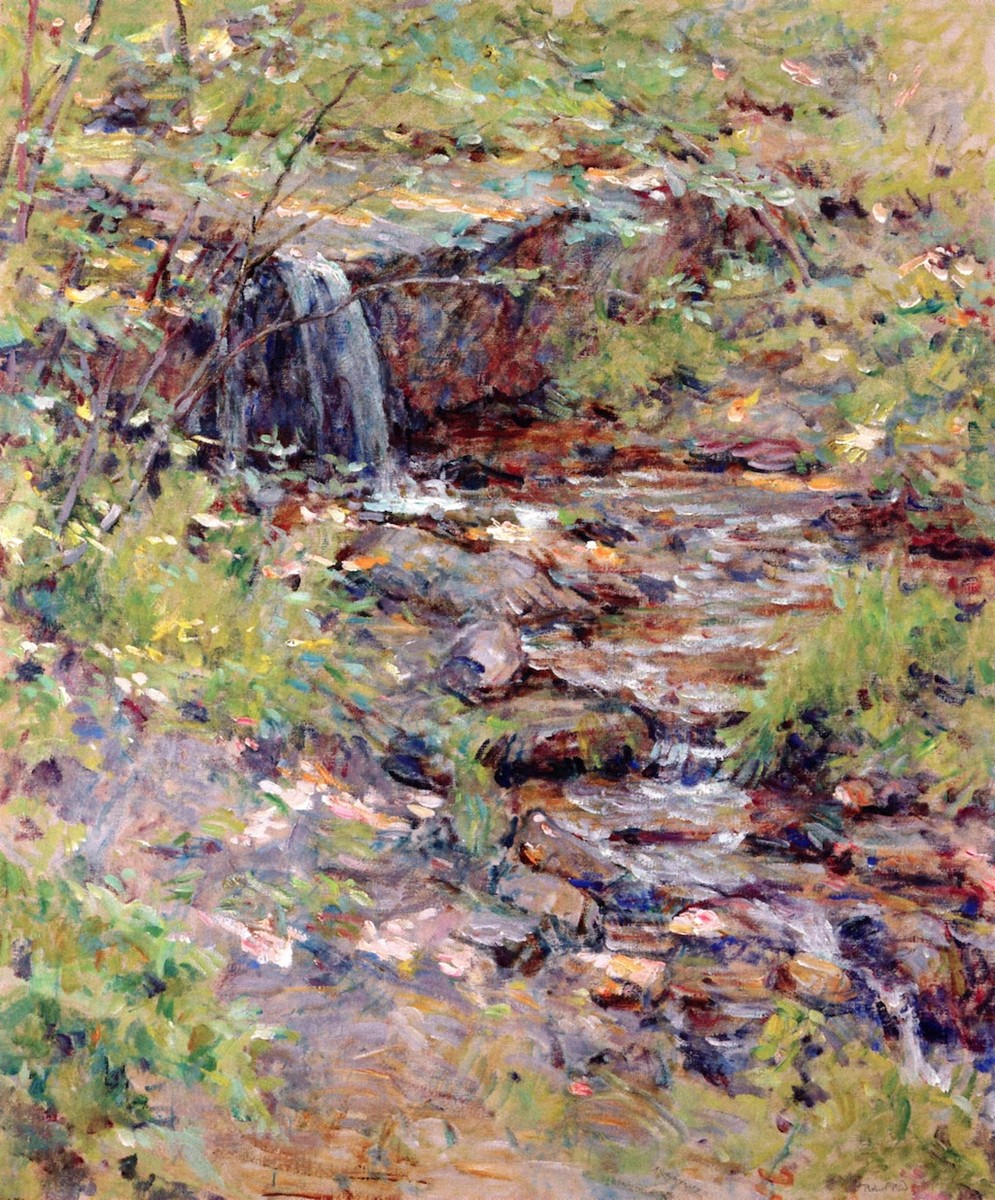 Cascading Brook by Robert Lewis Reid