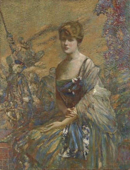 Lady in Blue by Robert Lewis Reid