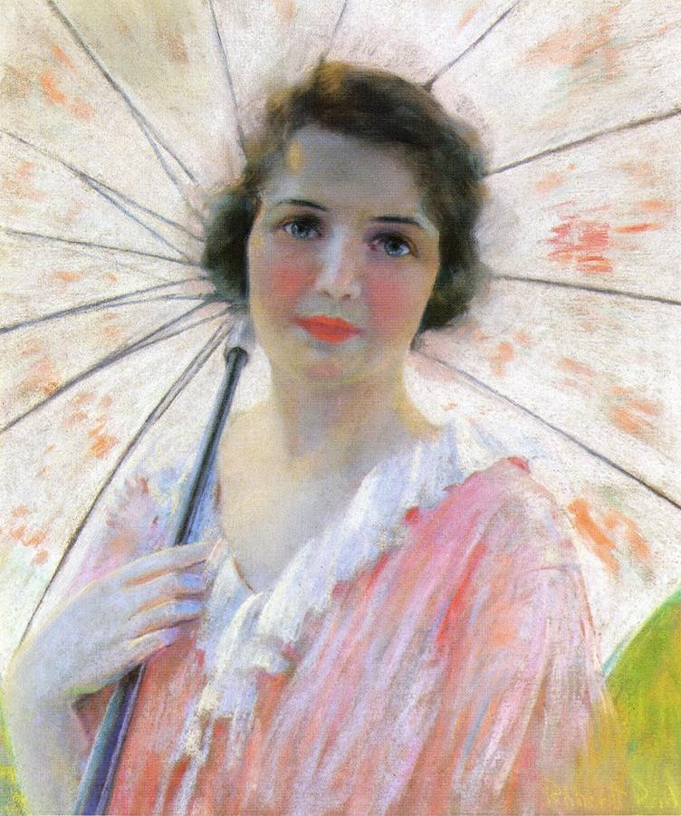 Lady with a Parasol by Robert Lewis Reid