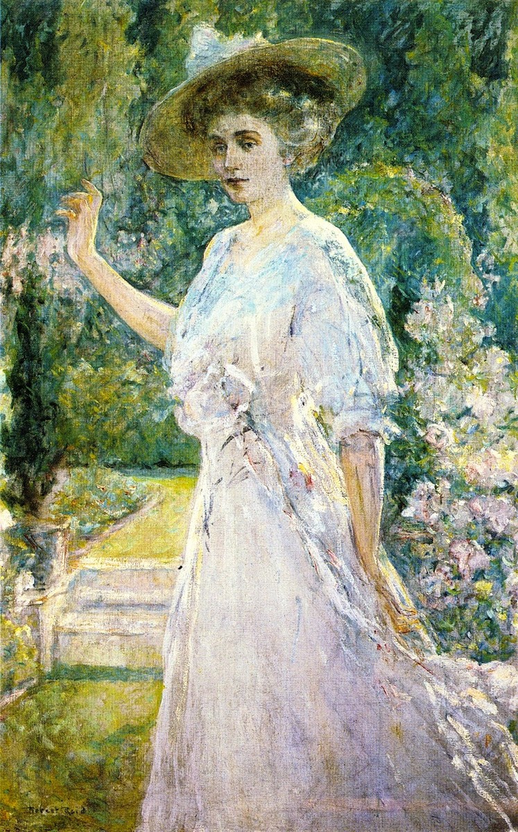 On the Terrace by Robert Lewis Reid