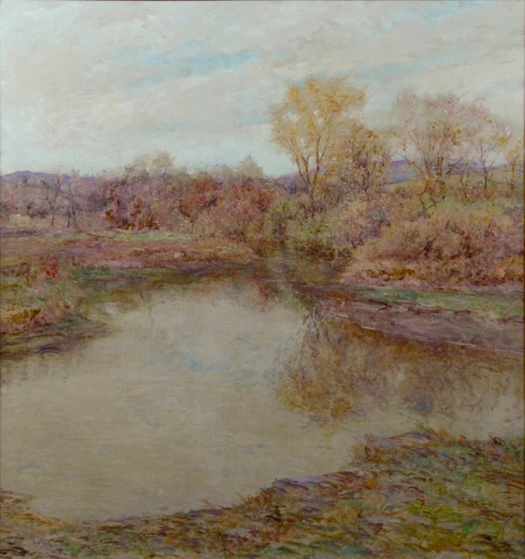 Pond in Early Autumn by Robert Lewis Reid
