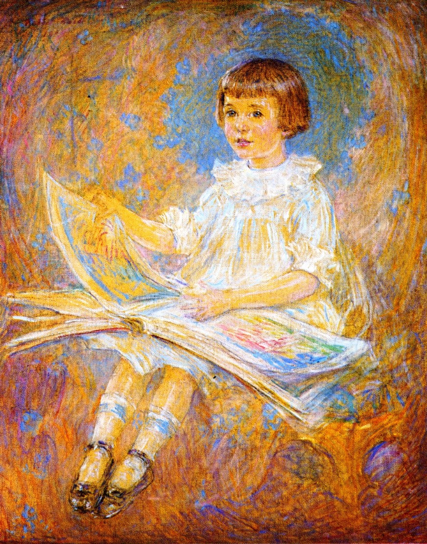 Portrait of a Young Girl by Robert Lewis Reid