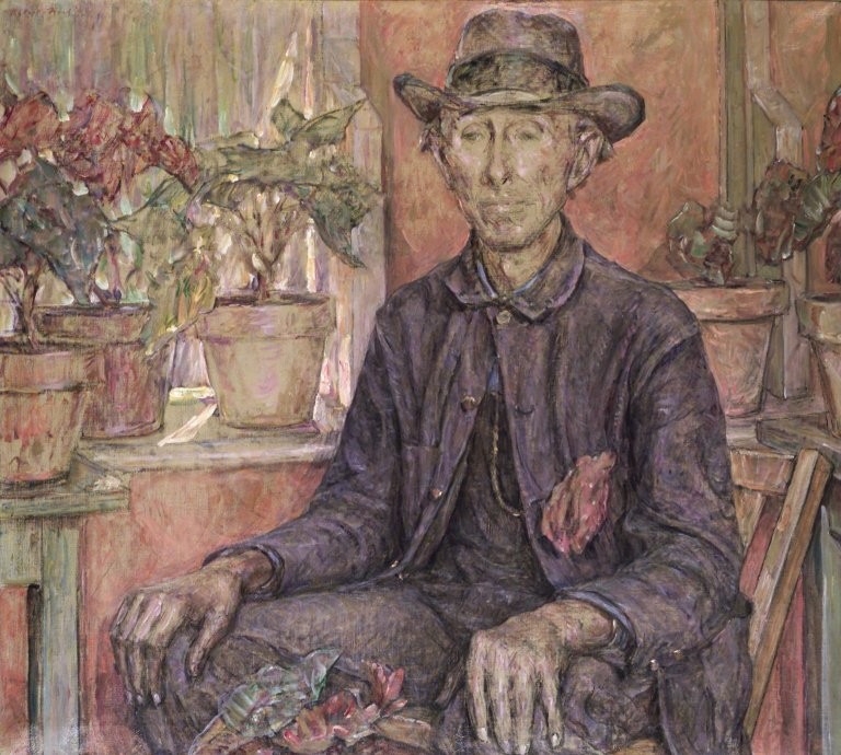 The Old Gardener by Robert Lewis Reid