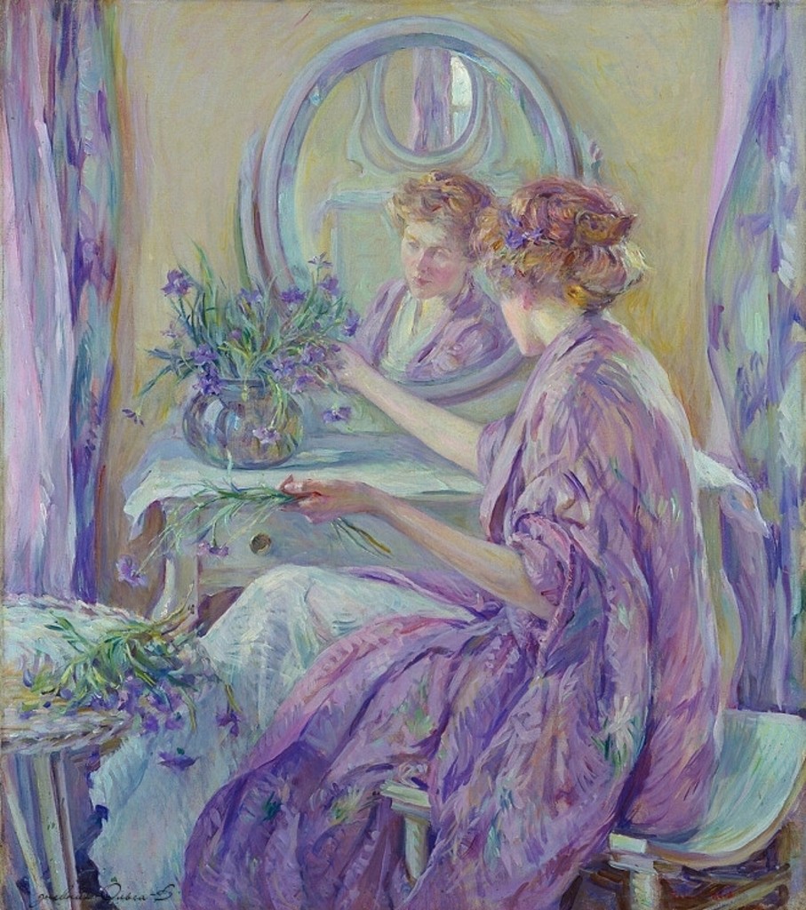 The Violet Kimono by Robert Lewis Reid